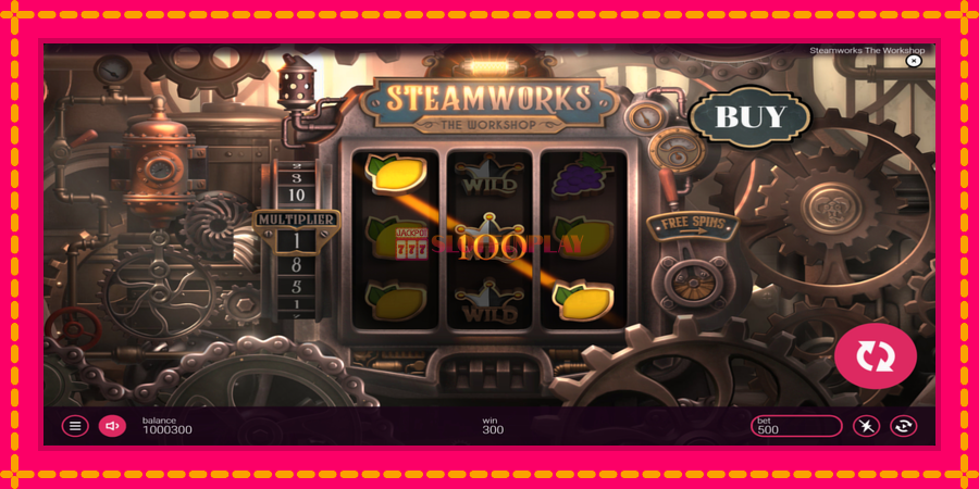 Steamworks - The Workshop - automato com gráficos brilhantes, foto 4