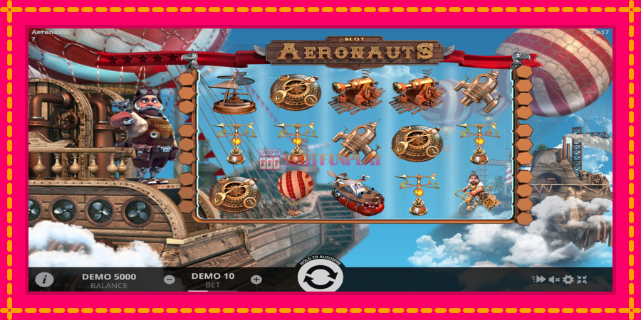 Aeronauts - automato com gráficos brilhantes, foto 1