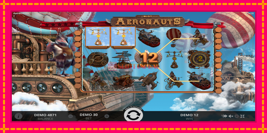 Aeronauts - automato com gráficos brilhantes, foto 2