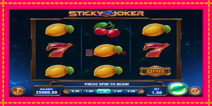 Sticky Joker - automato com gráficos brilhantes, foto 1