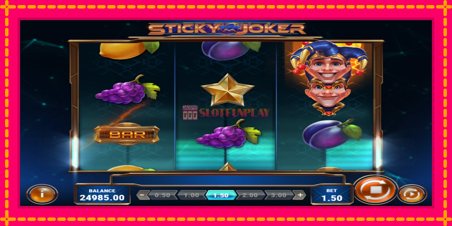 Sticky Joker - automato com gráficos brilhantes, foto 3