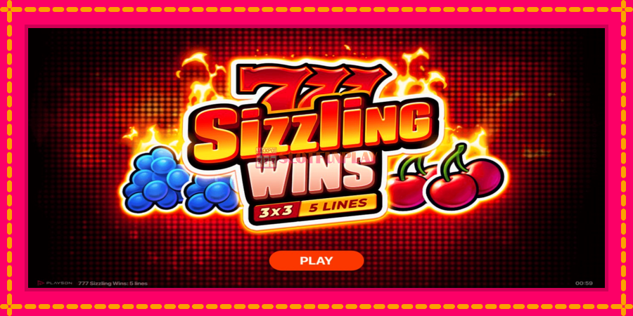 777 Sizzling Wins: 5 Lines - automato com gráficos brilhantes, foto 1