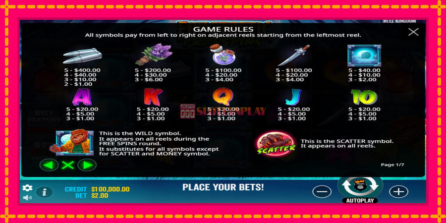 Fangtastic Freespins - automato com gráficos brilhantes, foto 4