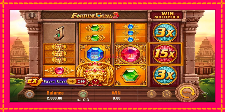 Fortune Gems 3 - automato com gráficos brilhantes, foto 1