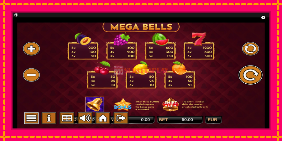 Mega Bells - automato com gráficos brilhantes, foto 7