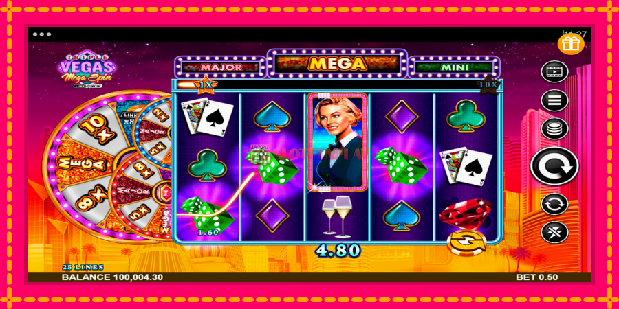 Triple Vegas Mega Spin - automato com gráficos brilhantes, foto 2