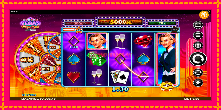 Triple Vegas Mega Spin - automato com gráficos brilhantes, foto 5