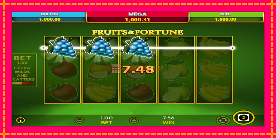 Fruits & Fortune - automato com gráficos brilhantes, foto 5