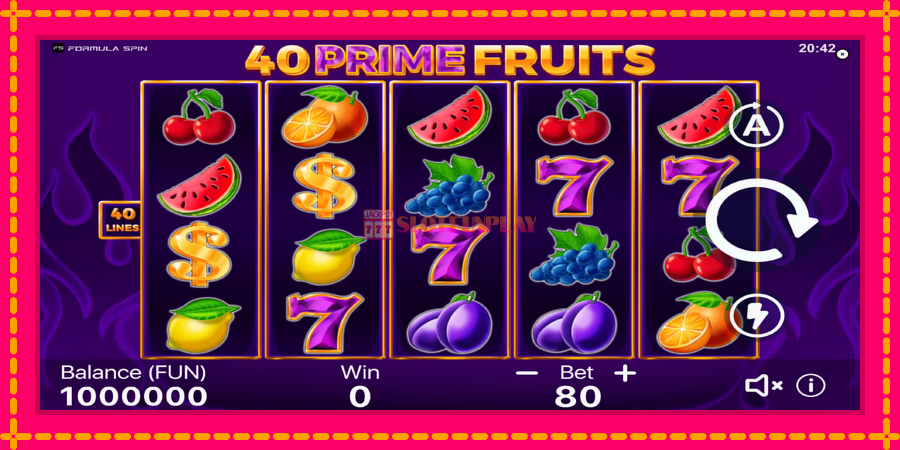 40 Prime Fruits - automato com gráficos brilhantes, foto 2