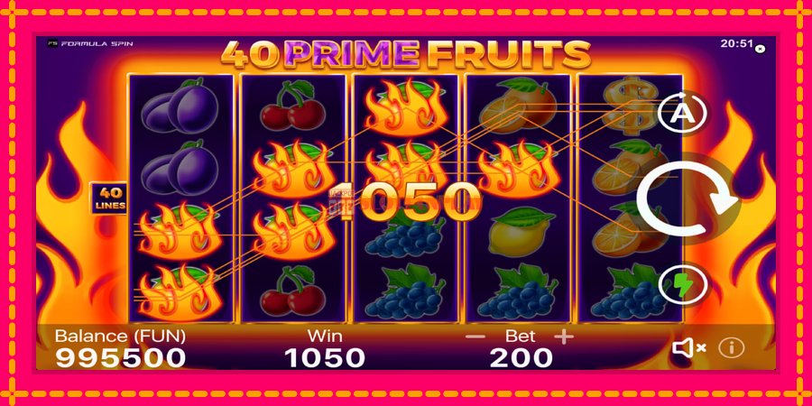 40 Prime Fruits - automato com gráficos brilhantes, foto 4