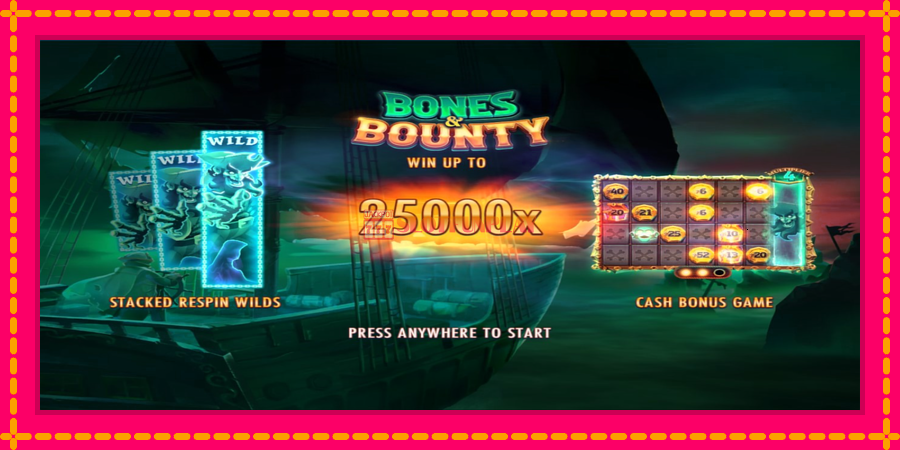 Bones & Bounty - automato com gráficos brilhantes, foto 1