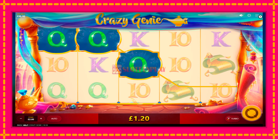 Crazy Genie - automato com gráficos brilhantes, foto 3