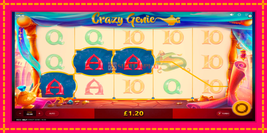 Crazy Genie - automato com gráficos brilhantes, foto 4