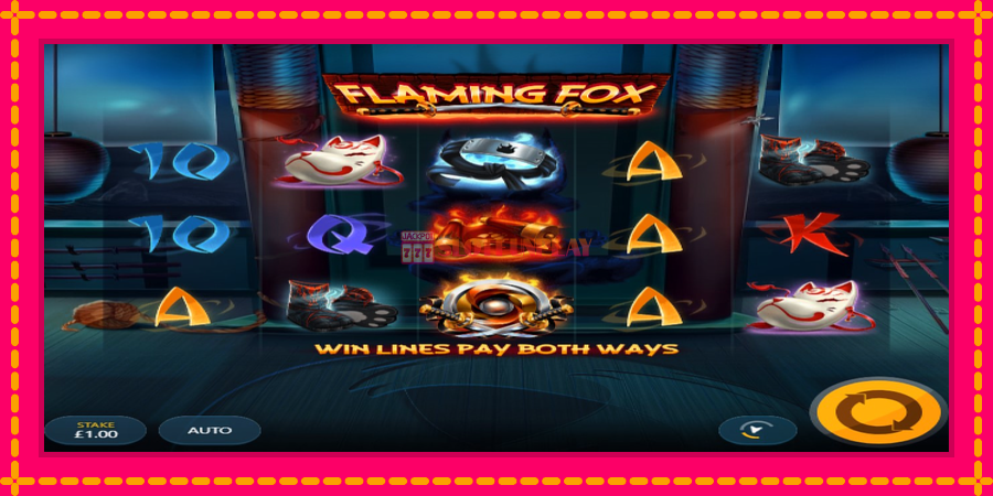 Flaming Fox - automato com gráficos brilhantes, foto 1