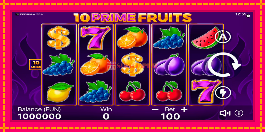 10 Prime Fruits - automato com gráficos brilhantes, foto 1