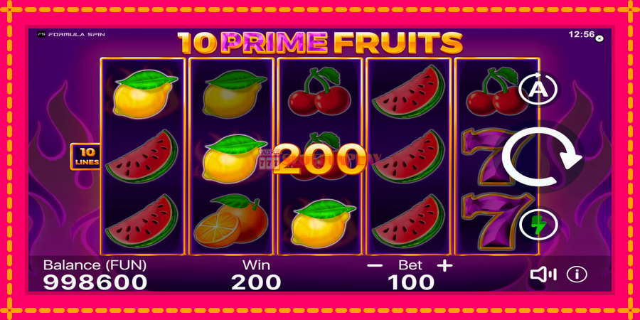 10 Prime Fruits - automato com gráficos brilhantes, foto 3