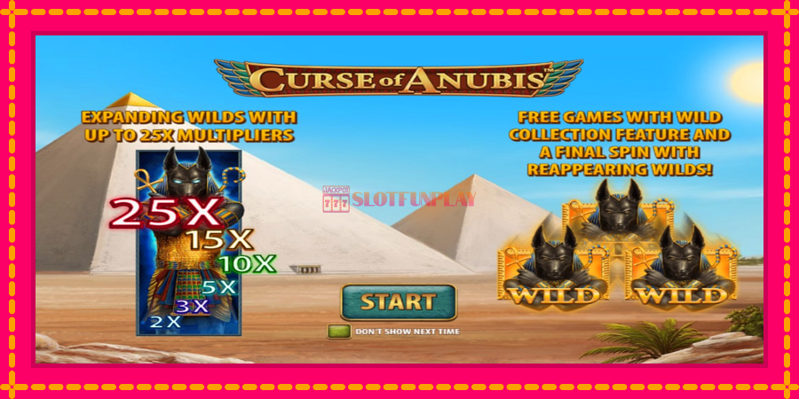 Curse of Anubis - automato com gráficos brilhantes, foto 1