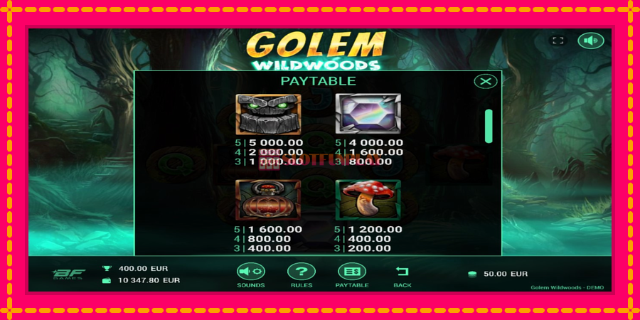 Golem Wildwoods - automato com gráficos brilhantes, foto 4