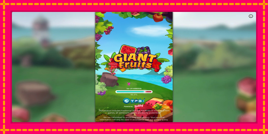 Giant Fruits - automato com gráficos brilhantes, foto 1