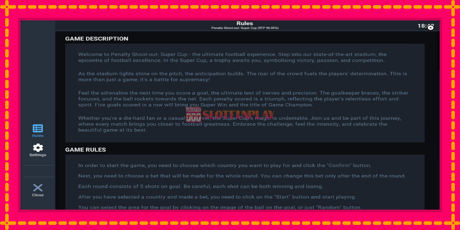 Penalty Shoot-Out: Super Cup - automato com gráficos brilhantes, foto 5
