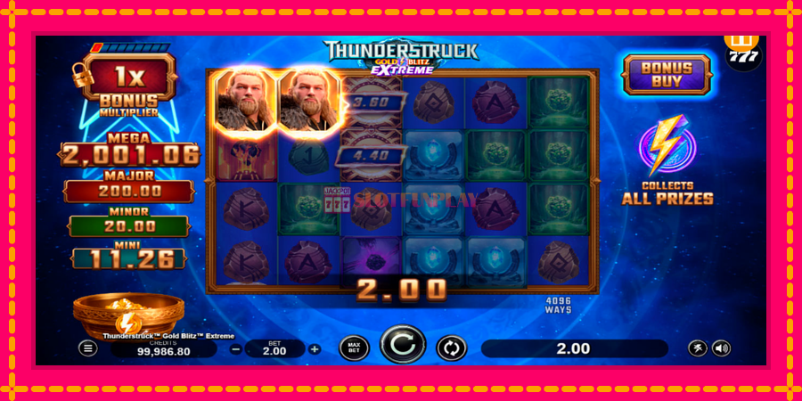 Thunderstruck Gold Blitz Extreme - automato com gráficos brilhantes, foto 4