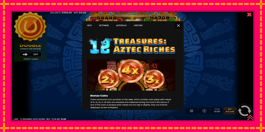 12 Treasures: Aztec Riches - automato com gráficos brilhantes, foto 5