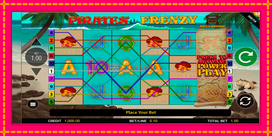 Pirates Frenzy - automato com gráficos brilhantes, foto 1