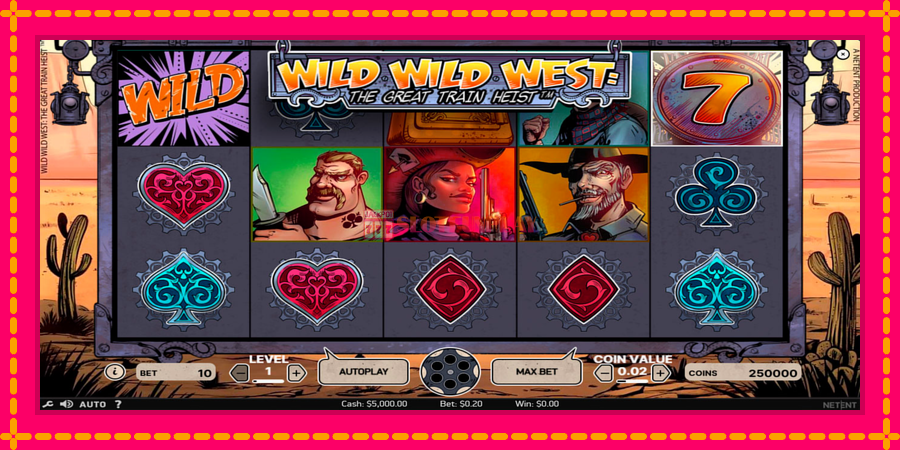 Wild Wild West - automato com gráficos brilhantes, foto 1