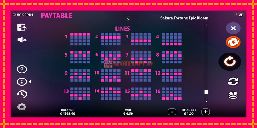 Sakura Fortune Epic Bloom - automato com gráficos brilhantes, foto 7