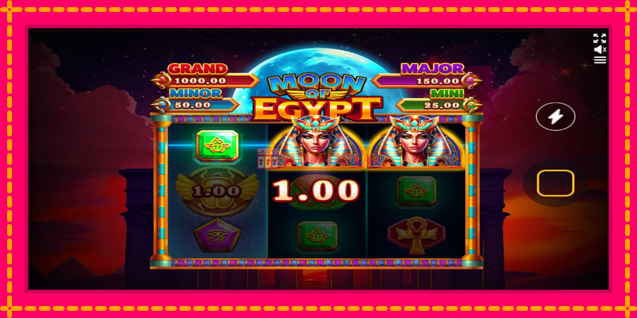 Moon of Egypt - automato com gráficos brilhantes, foto 2