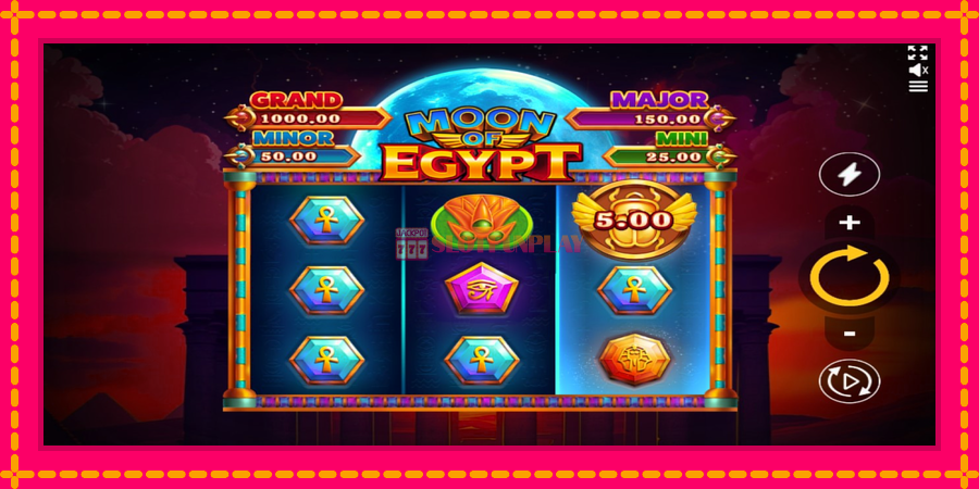 Moon of Egypt - automato com gráficos brilhantes, foto 3