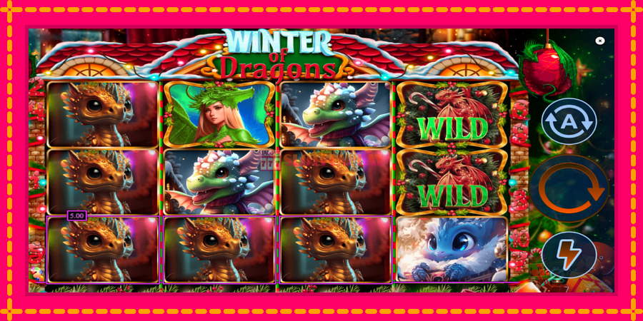 Winter of Dragons - automato com gráficos brilhantes, foto 3