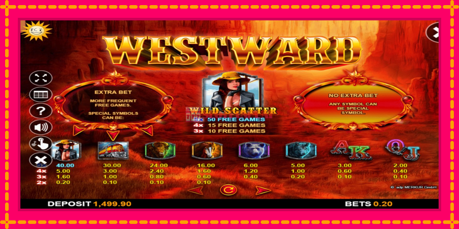 Westward - automato com gráficos brilhantes, foto 3