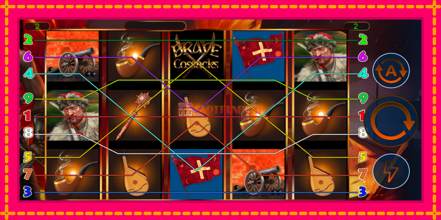 Brave Cossacks - automato com gráficos brilhantes, foto 1