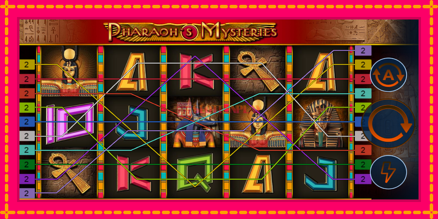 Pharaohs Mysteries - automato com gráficos brilhantes, foto 1