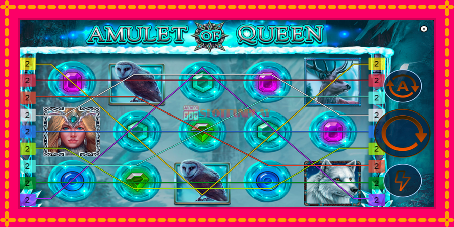 Amulet of Queen - automato com gráficos brilhantes, foto 1