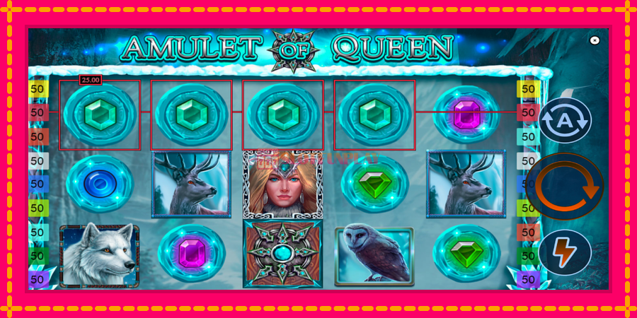 Amulet of Queen - automato com gráficos brilhantes, foto 2