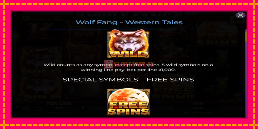 Wolf Fang - Western Tales - automato com gráficos brilhantes, foto 4