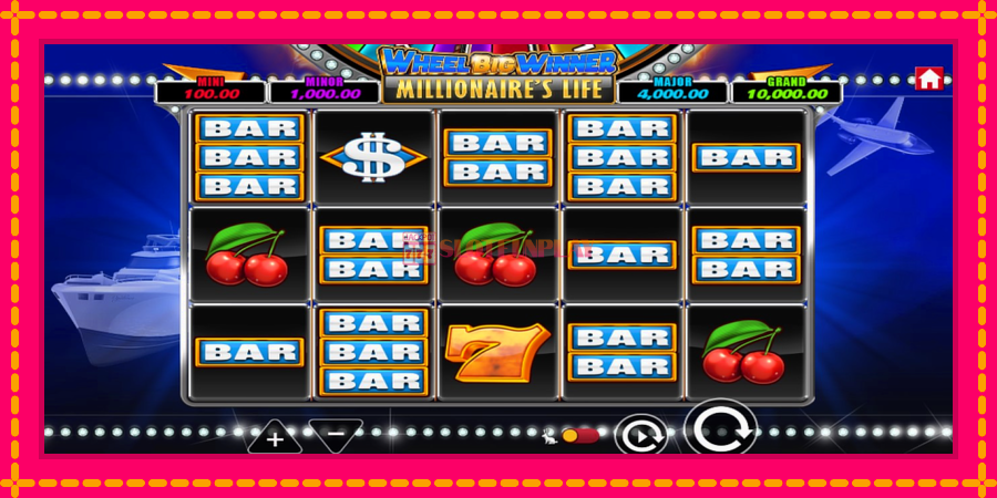 Wheel Big Winner Millionaires Life - automato com gráficos brilhantes, foto 1