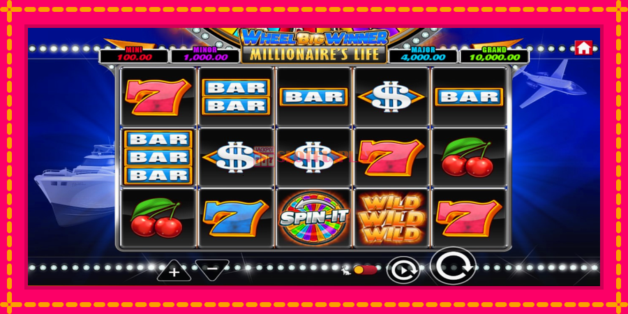 Wheel Big Winner Millionaires Life - automato com gráficos brilhantes, foto 2