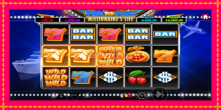 Wheel Big Winner Millionaires Life - automato com gráficos brilhantes, foto 4