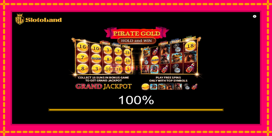 Pirate Gold Hold and Win - automato com gráficos brilhantes, foto 1