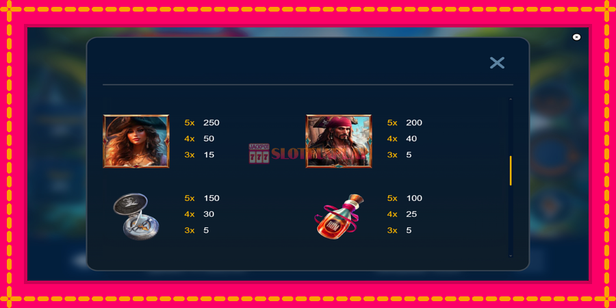 Pirate Gold Hold and Win - automato com gráficos brilhantes, foto 5