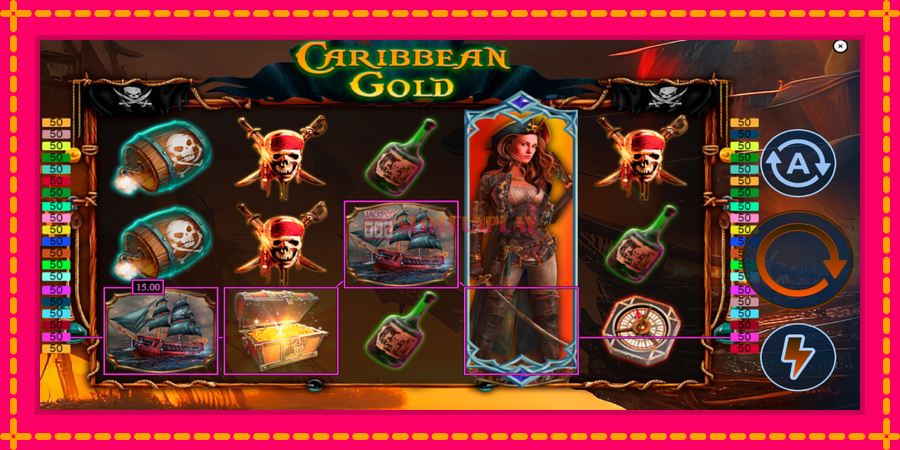 Caribbean Gold - automato com gráficos brilhantes, foto 2