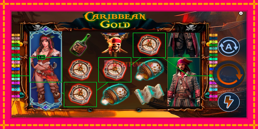 Caribbean Gold - automato com gráficos brilhantes, foto 3