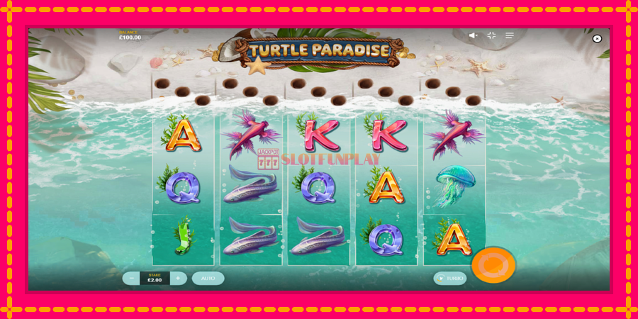 Turtle Paradise - automato com gráficos brilhantes, foto 2