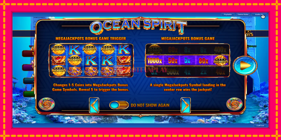 Ocean Spirit MegaJackpots - automato com gráficos brilhantes, foto 2