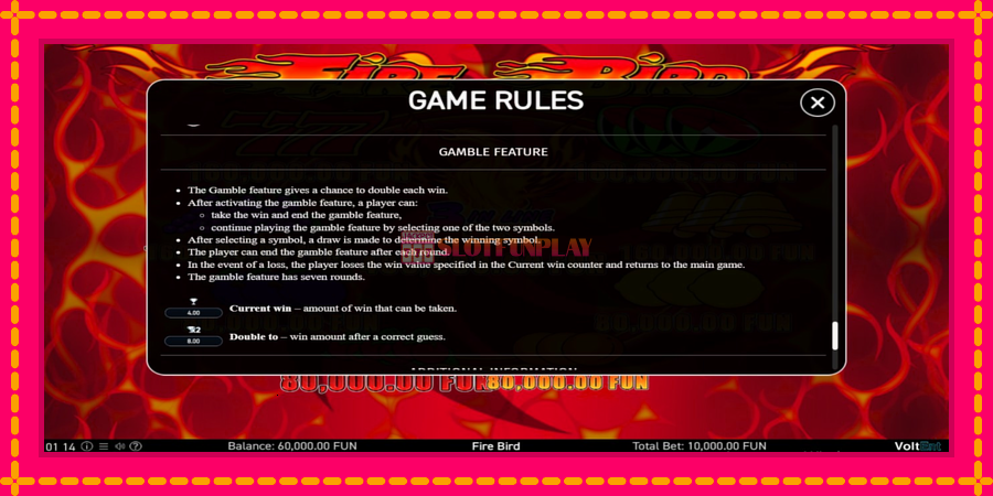 Fire Bird - automato com gráficos brilhantes, foto 5