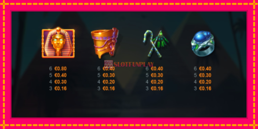 Pharaohs Dynasty PrizeMatch - automato com gráficos brilhantes, foto 4