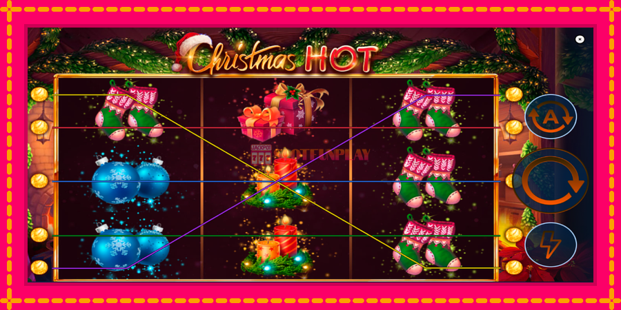 Christmas Hot - automato com gráficos brilhantes, foto 1